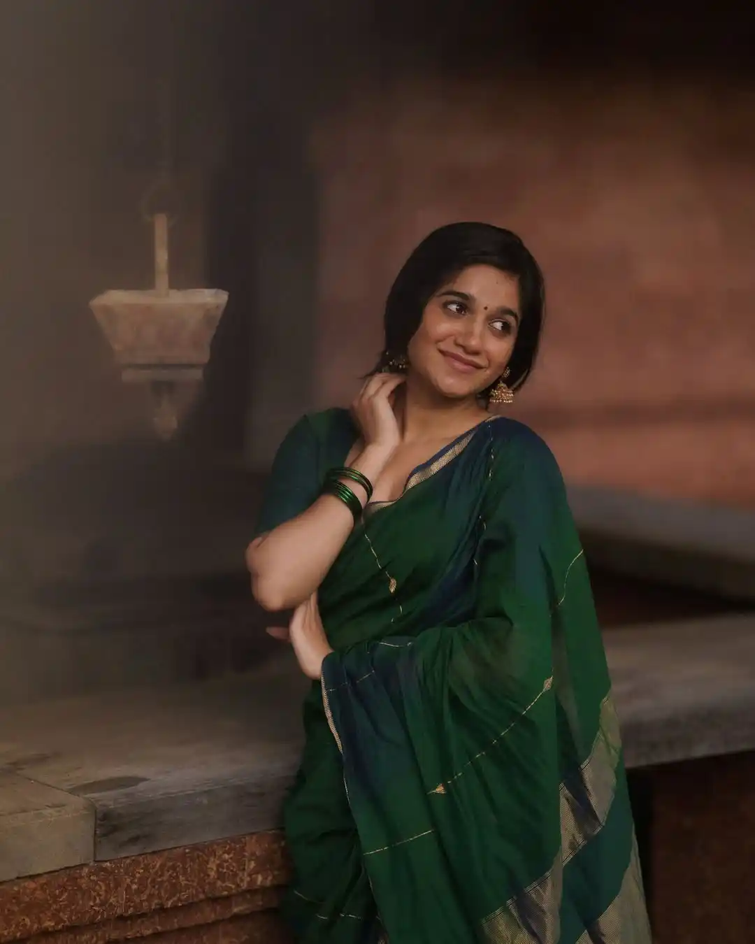 Maheswari Silk Cotton Saree - Green.png